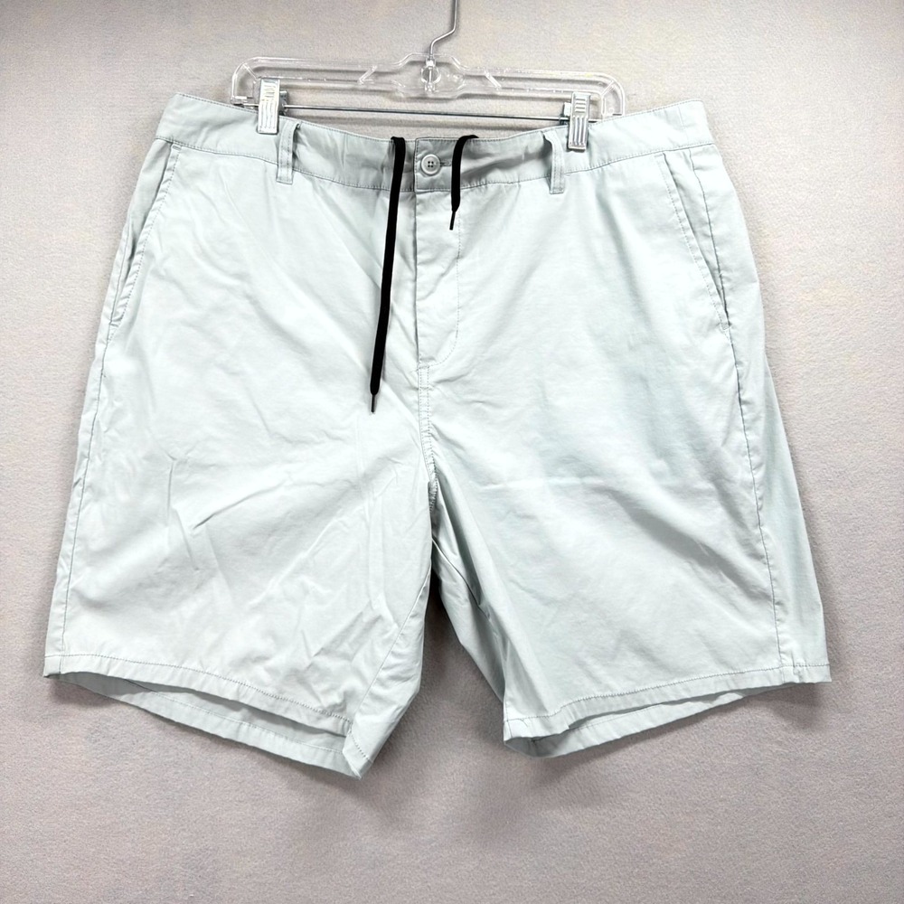 Marsh Wear Shorts Men 40 Light Gray Stretch Hybrid Performance Drawstring Active